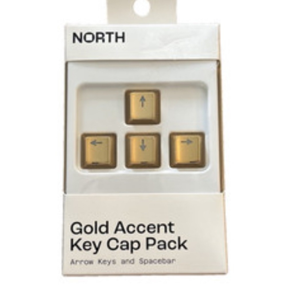 North Gold Accent Key Cap Pack Arrow Keys‎ Spacebar Mechanical Keyboard